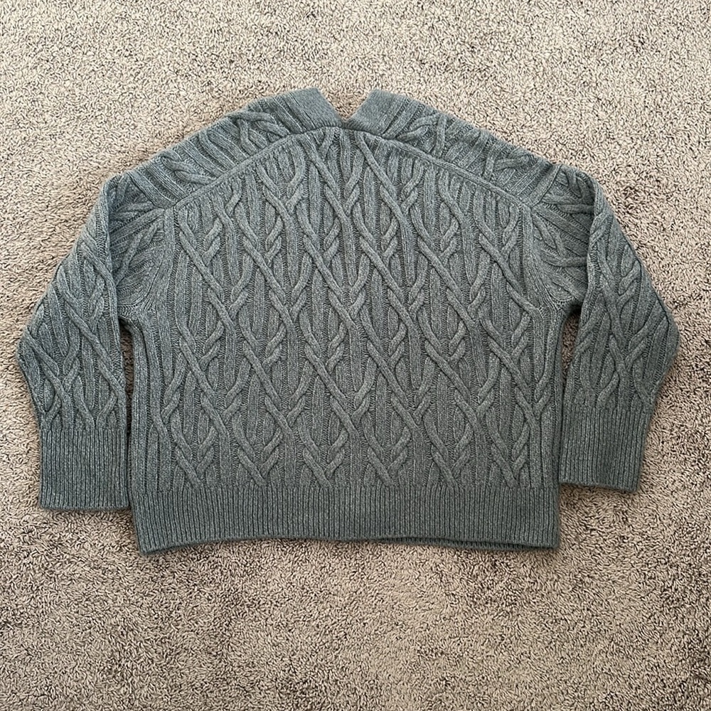 Vince Women’s Interlocking Cable Wool-Cashmere-Bl… - image 8